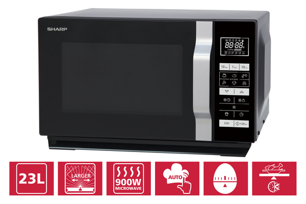 Мікрохвильова піч Sharp R360BK зображення 2