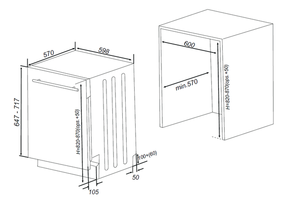 Посудомийна машина Sharp QW-GD54R443X-UA Посудомийна машина Sharp QW-GD54R443X-UA зображення 51