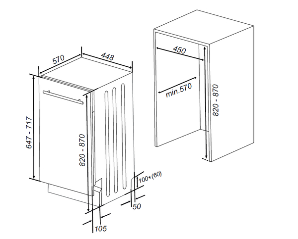 Посудомийна машина Sharp QW-S41I472X-UA зображення 46