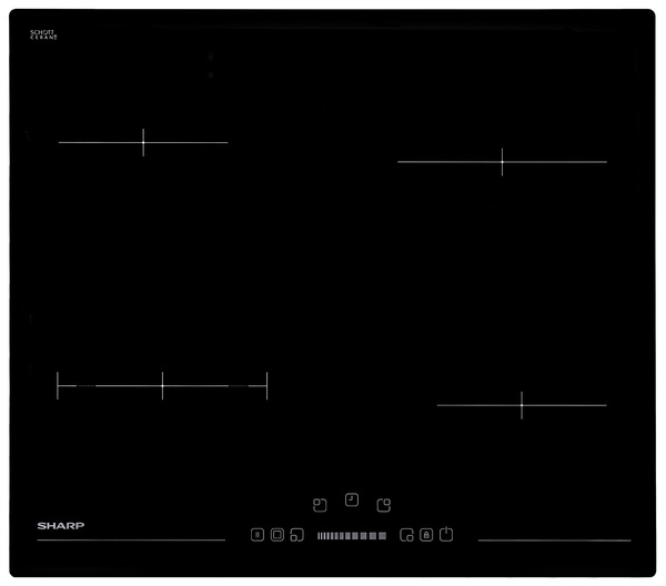 Електрична варильна поверхня Sharp KH-6V08BS00-UA Електрична варильна поверхня Sharp KH-6V08BS00-UA зображення 1